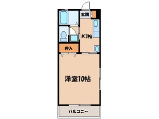 ウエストヒルズマンションの物件間取画像